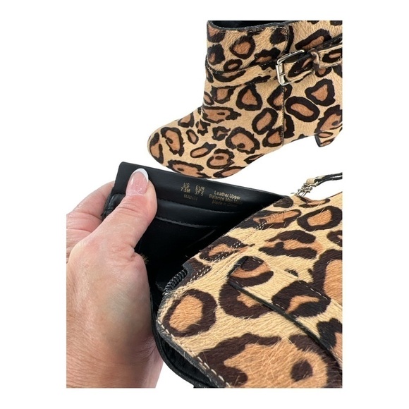 Sam Edelman Mandi Animal Print Bootie Size 7.5 M - Picture 14 of 15